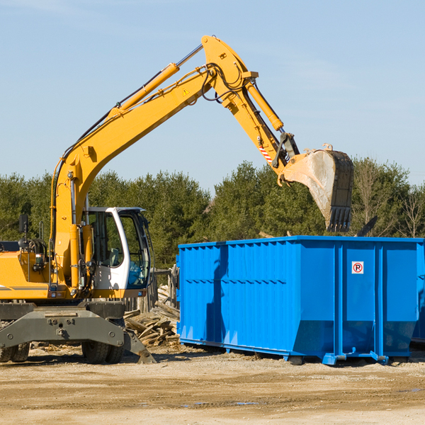 are there any restrictions on where a residential dumpster can be placed in Freehold NY